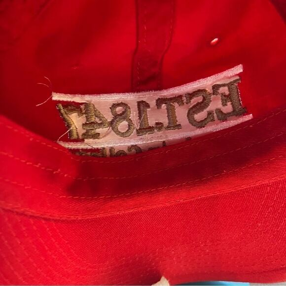 Otterbein University Cardinals Red “The Game” Adjustable‎ Hat Cap Cotton NWT - Picture 4 of 5